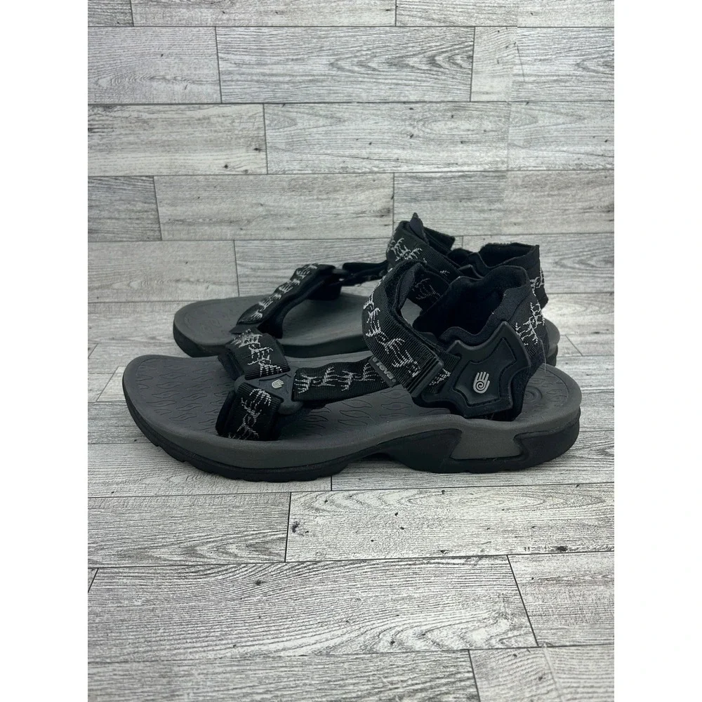 Teva Terra Fi 2 Men Black Grey Hiking Sport Sandals 6677 Size 10